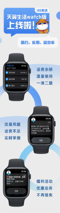 天翼生活 Watch 版：iOS 用户的新选择，鸿蒙版即将来袭