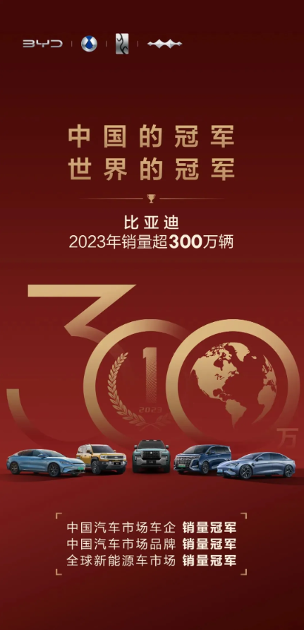 特斯拉2023年第四季度交付数据出炉，同期销售达484,507辆